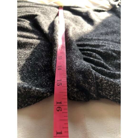 Athleta Ruched Waist Sheath Dress Womens M Dark Gray Heathered Soft Stretchy - Picture 7 of 8